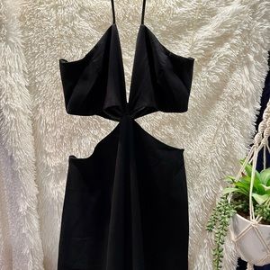 Black cut out gown size L
